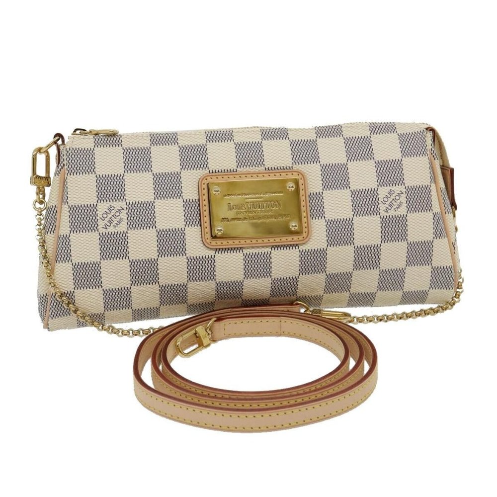Damier Azur Eva 2Way Shoulder Hand Pouch